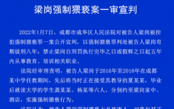 梁岗案最新进展完整版详情始末怎么回事2022   成都梁岗老师的婚姻状况有老婆吗？